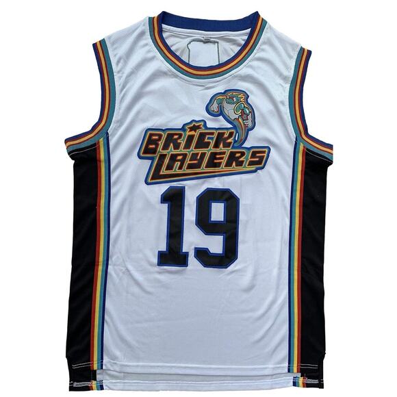 Unbranded Other - NWTAaliyah 1996 MTV Rock Basketball Jersey #19 Brick Layers Stitched M R16